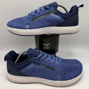 WHITIN S82 men’s knit sneakers in blue.
Size EU 44 / US Men’s 11